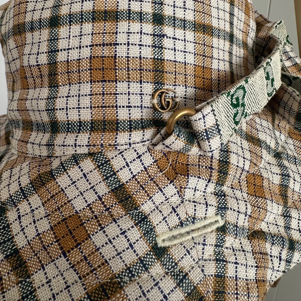 Gucci Monogram Reversible Bucket Hat with straps - Picture 6 of 8